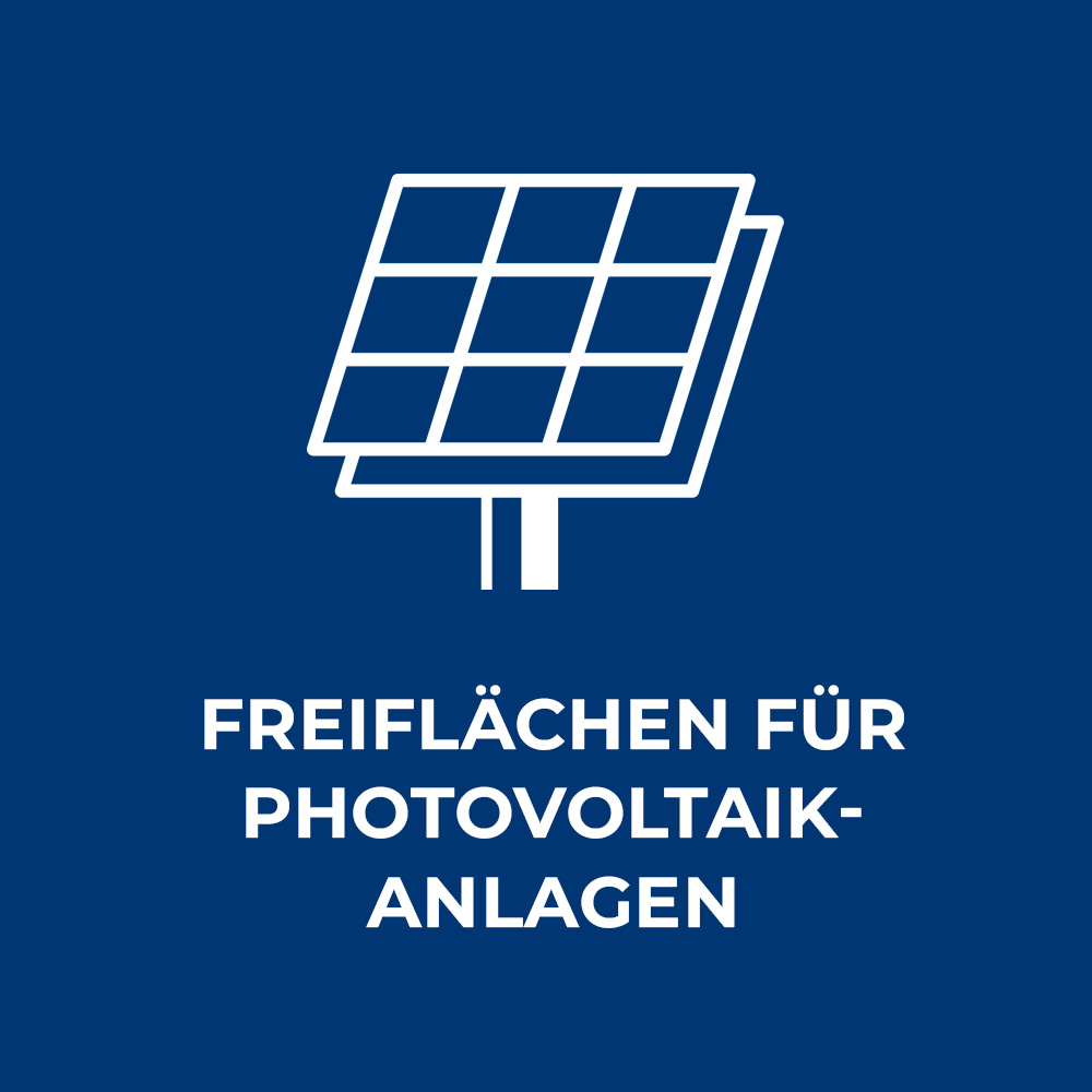 Freiflächen für Photovoltaik-Anlagen ab 3 Hektar